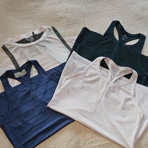 Bundle of 4 Athleta Women's Assorted Tank Tops